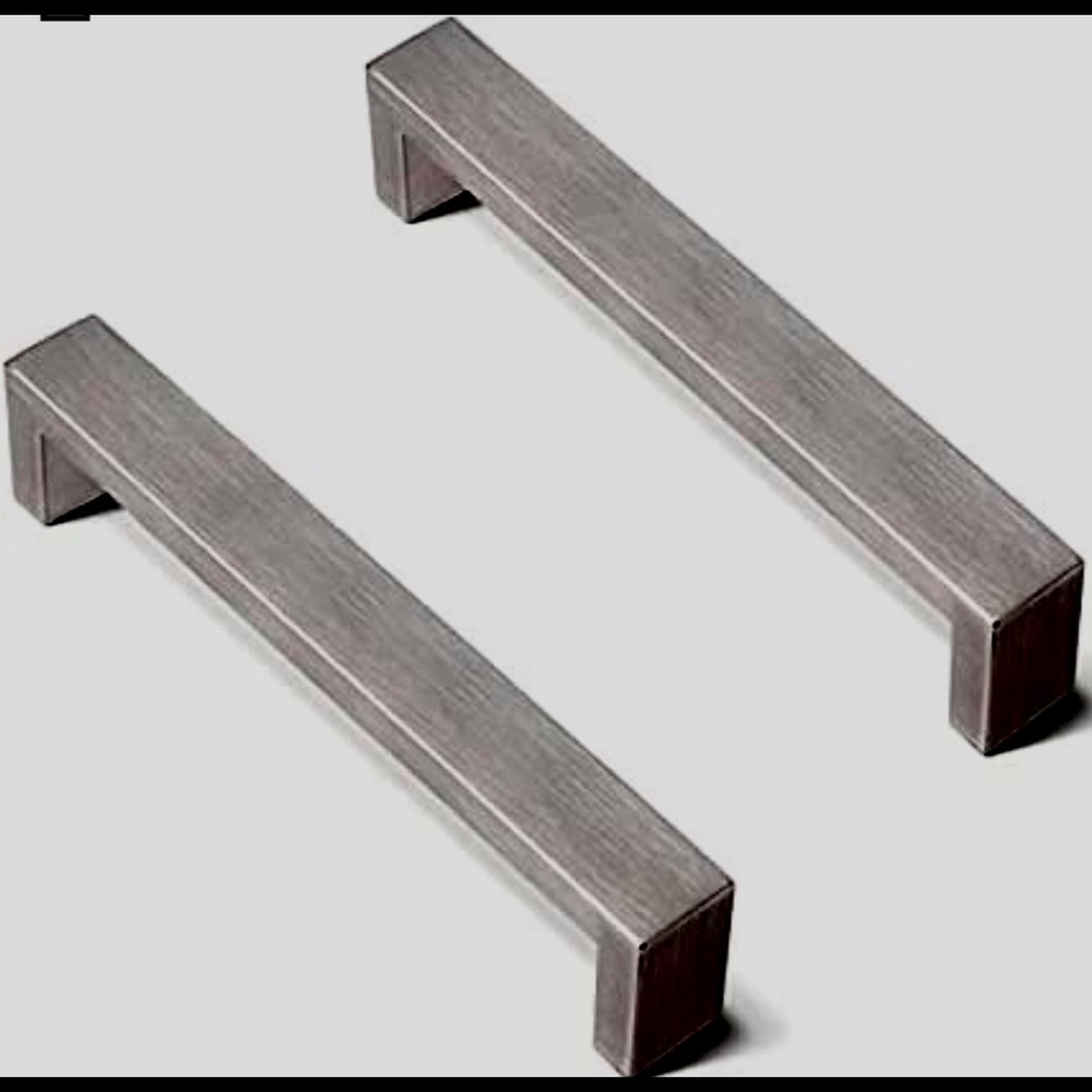 Brand New Draw Nickel Finish Pulls (Center to center length is 6 1/4 inches) - Picture 3 of 4